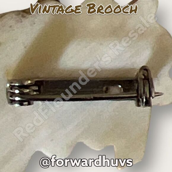 Vintage Handcrafted Wooden Ox Brooch - Picture 4 of 7